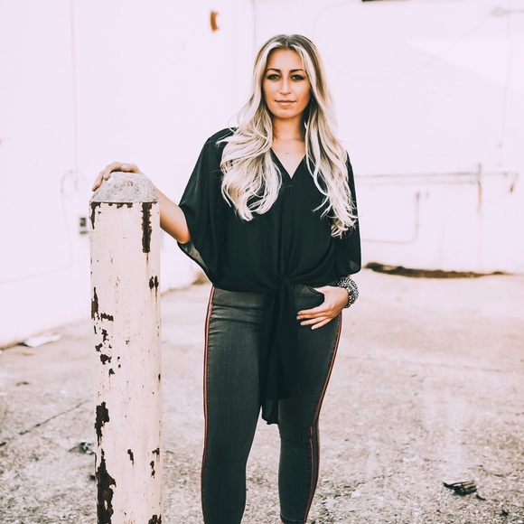 Red Piped Jeans - Picture 2 of 2